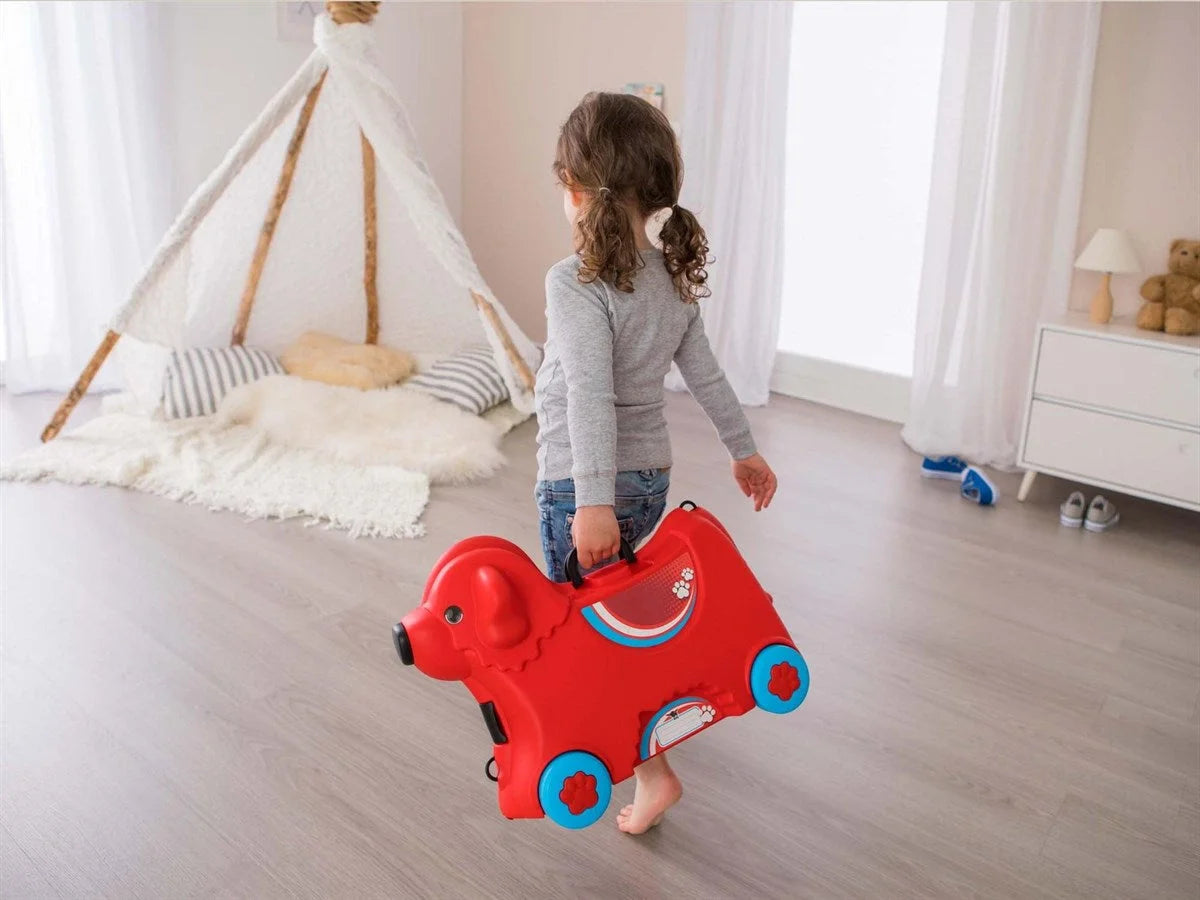 BIG Bobby Trolley Çocuk Seyahat Çantası - Kırmızı 800055350 | Toysall