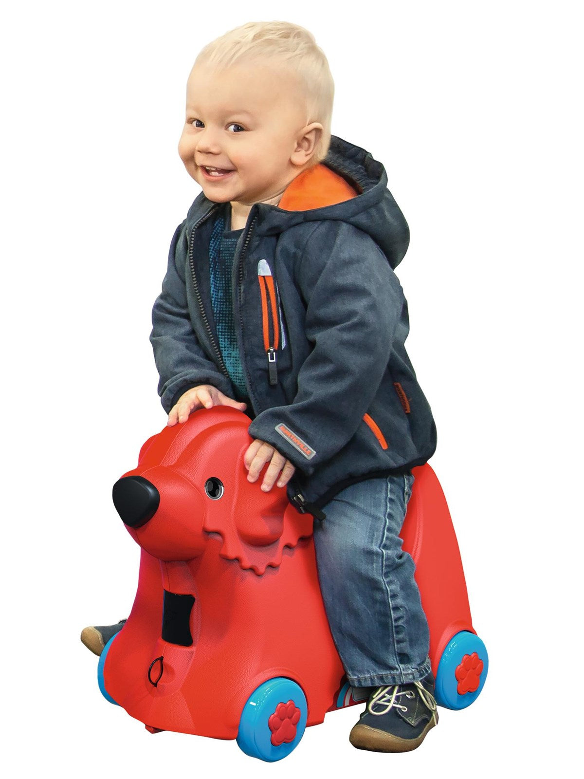 BIG Bobby Trolley Çocuk Seyahat Çantası - Kırmızı 800055350 | Toysall