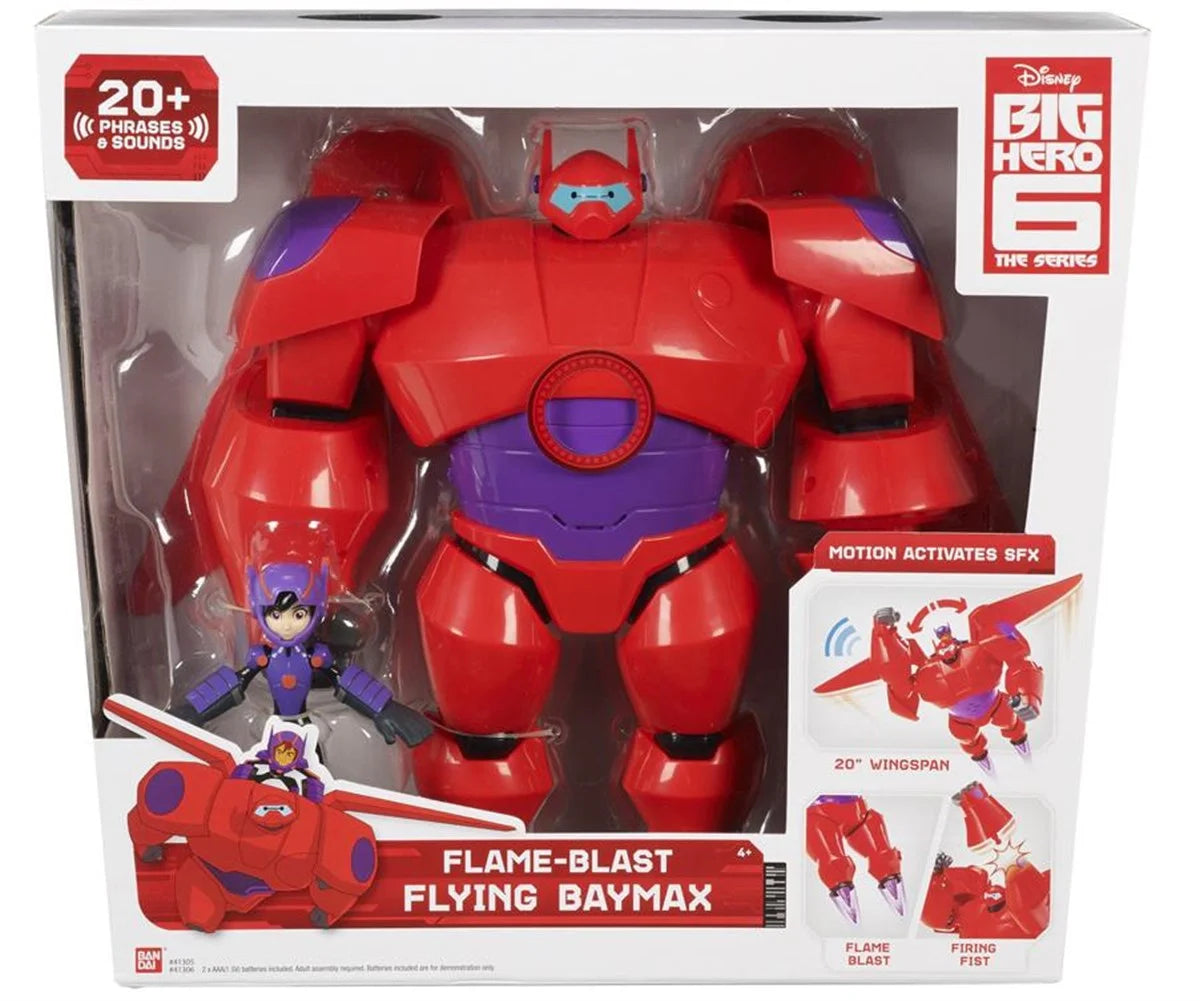 Big Hero 6 Süper Kahraman Ateş Çıkararak Uçan Baymax ve Hiro 41305 | Toysall