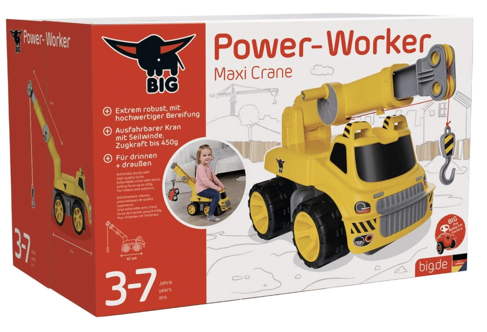 BIG Power Worker Maxi Vinç 800055816 | Toysall