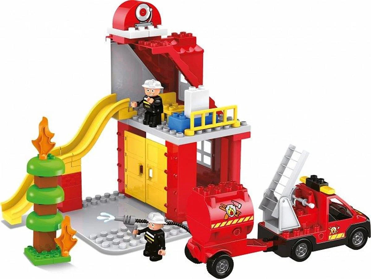 Blocki Mubi FireBrigade İtfaiye İstasyonu Sesli ve Işıklı MU6612B | Toysall