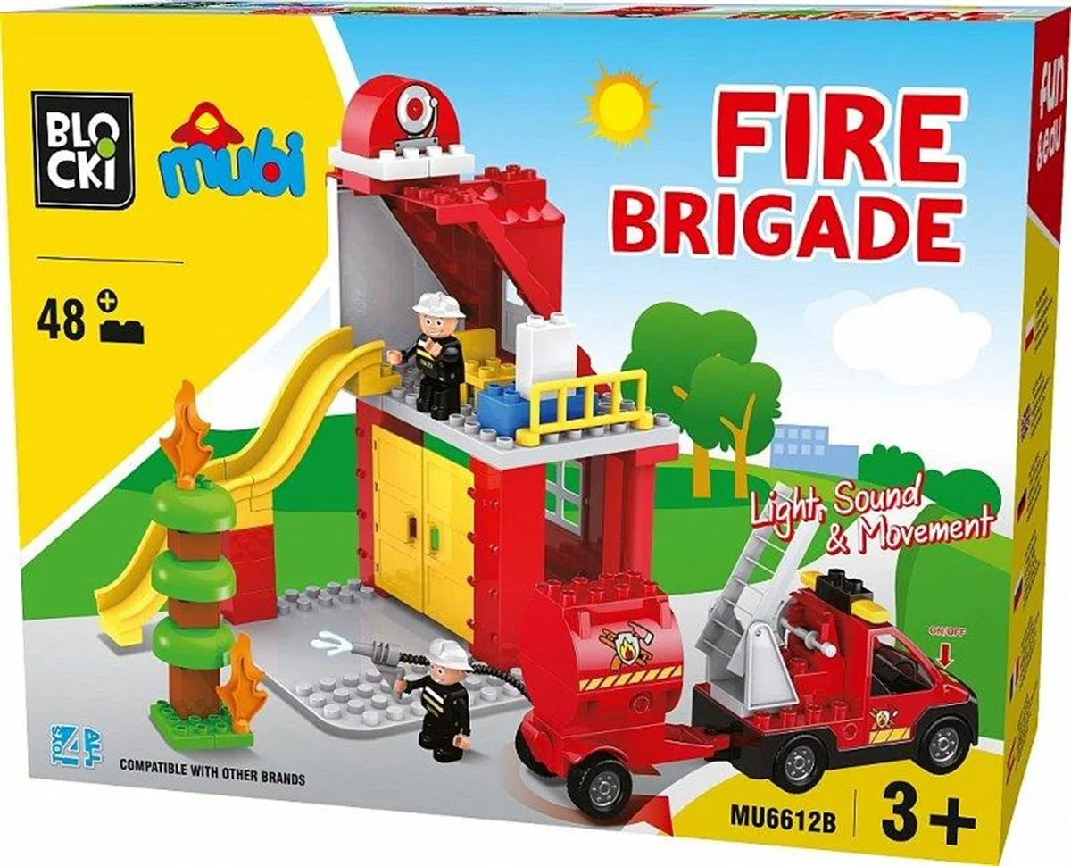 Blocki Mubi FireBrigade İtfaiye İstasyonu Sesli ve Işıklı MU6612B | Toysall