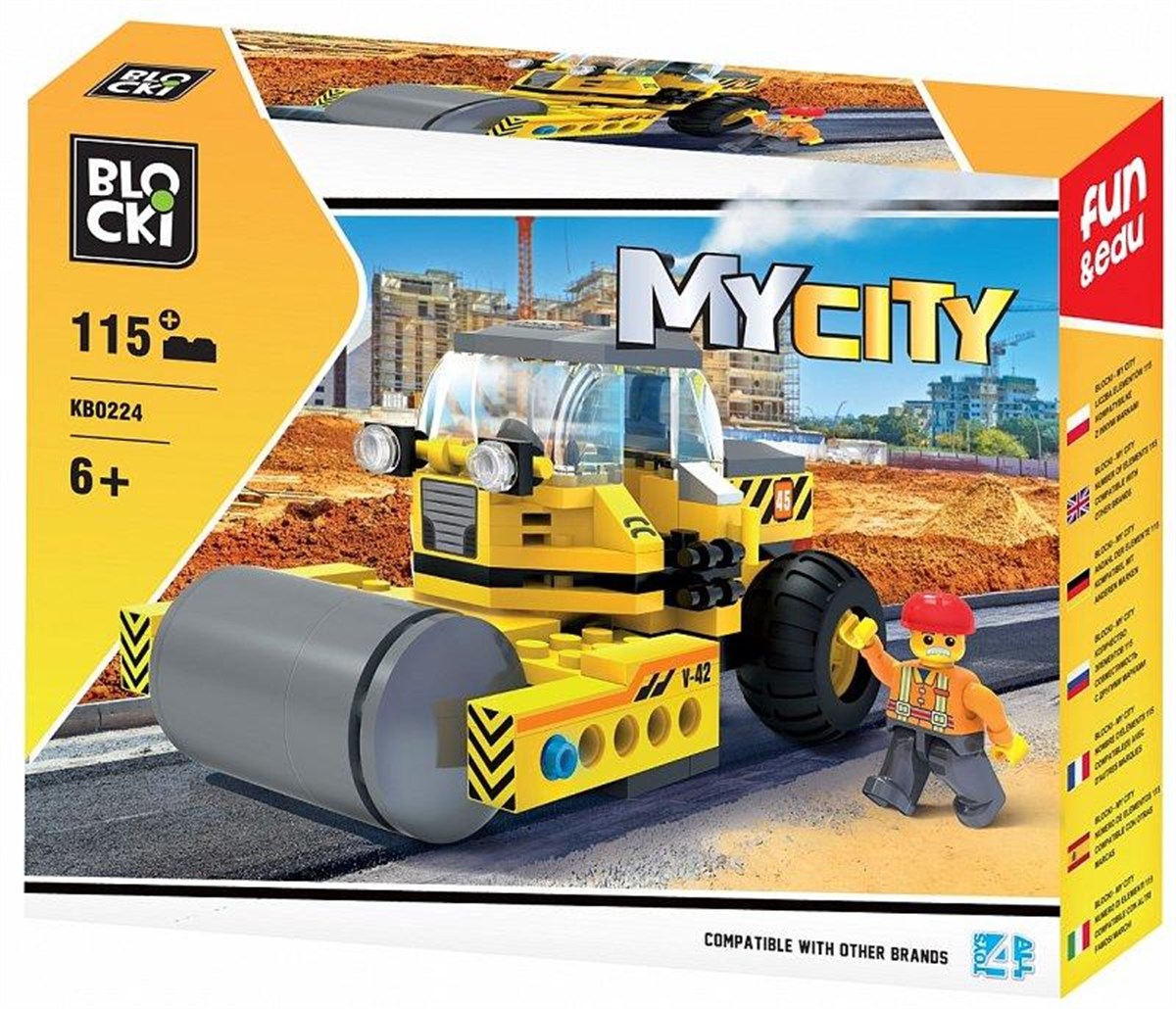 Blocki MyCity Asfalt Makinası KB0224 | Toysall