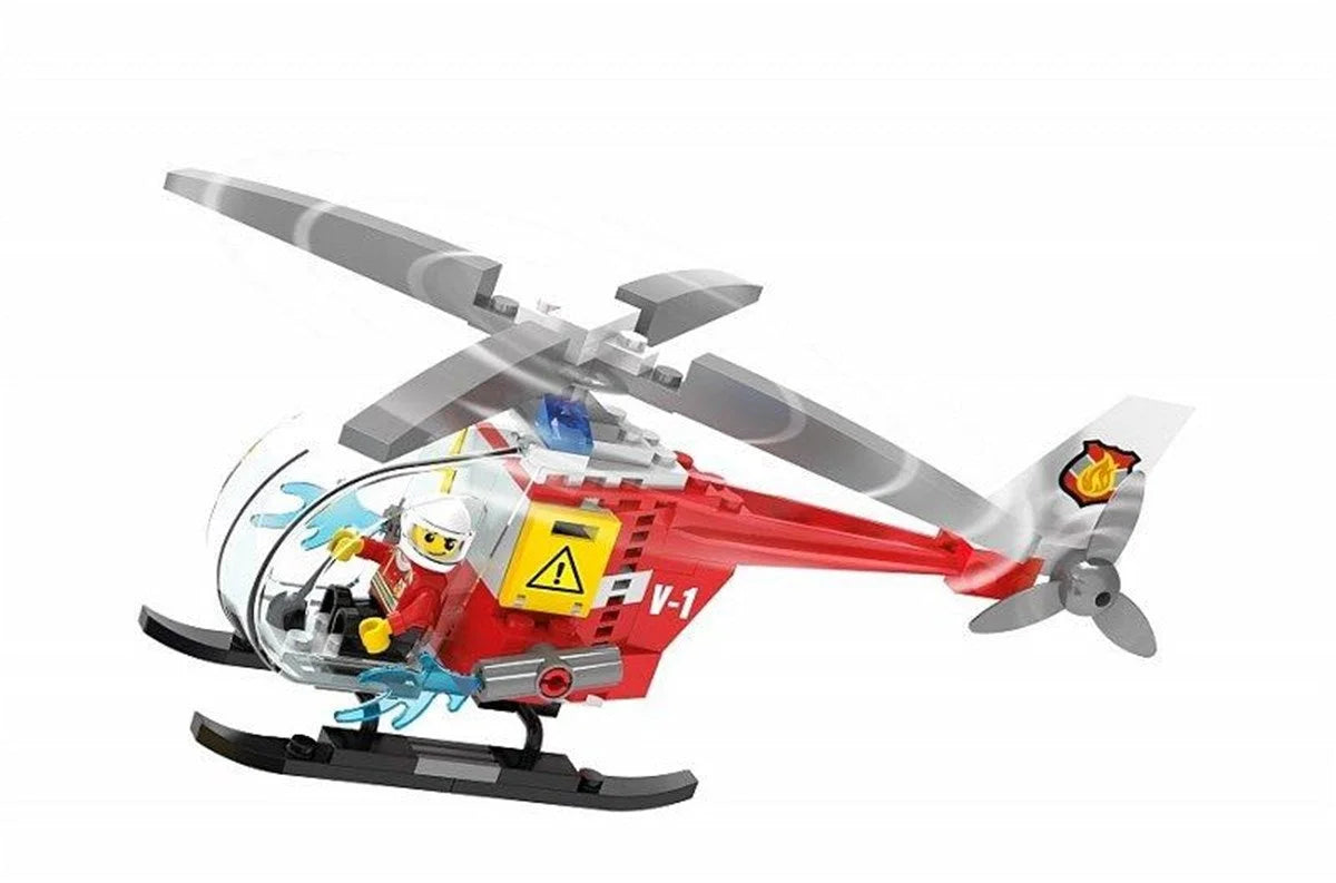 Blocki MyFireBrigade İtfaiye Helikopter Pisti KB0812 | Toysall