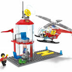 Blocki MyFireBrigade İtfaiye Helikopter Pisti KB0812 | Toysall