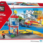 Blocki MyFireBrigade İtfaiye Helikopter Pisti KB0812 | Toysall