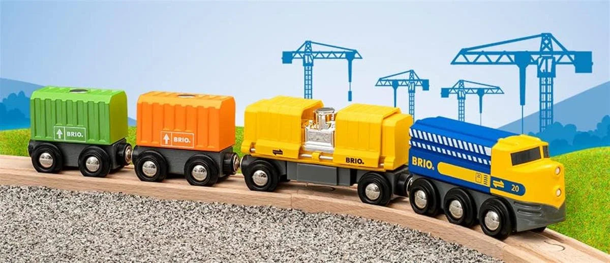 Brio 3 Vagonlu Oyuncak Kargo Treni 33982 | Toysall