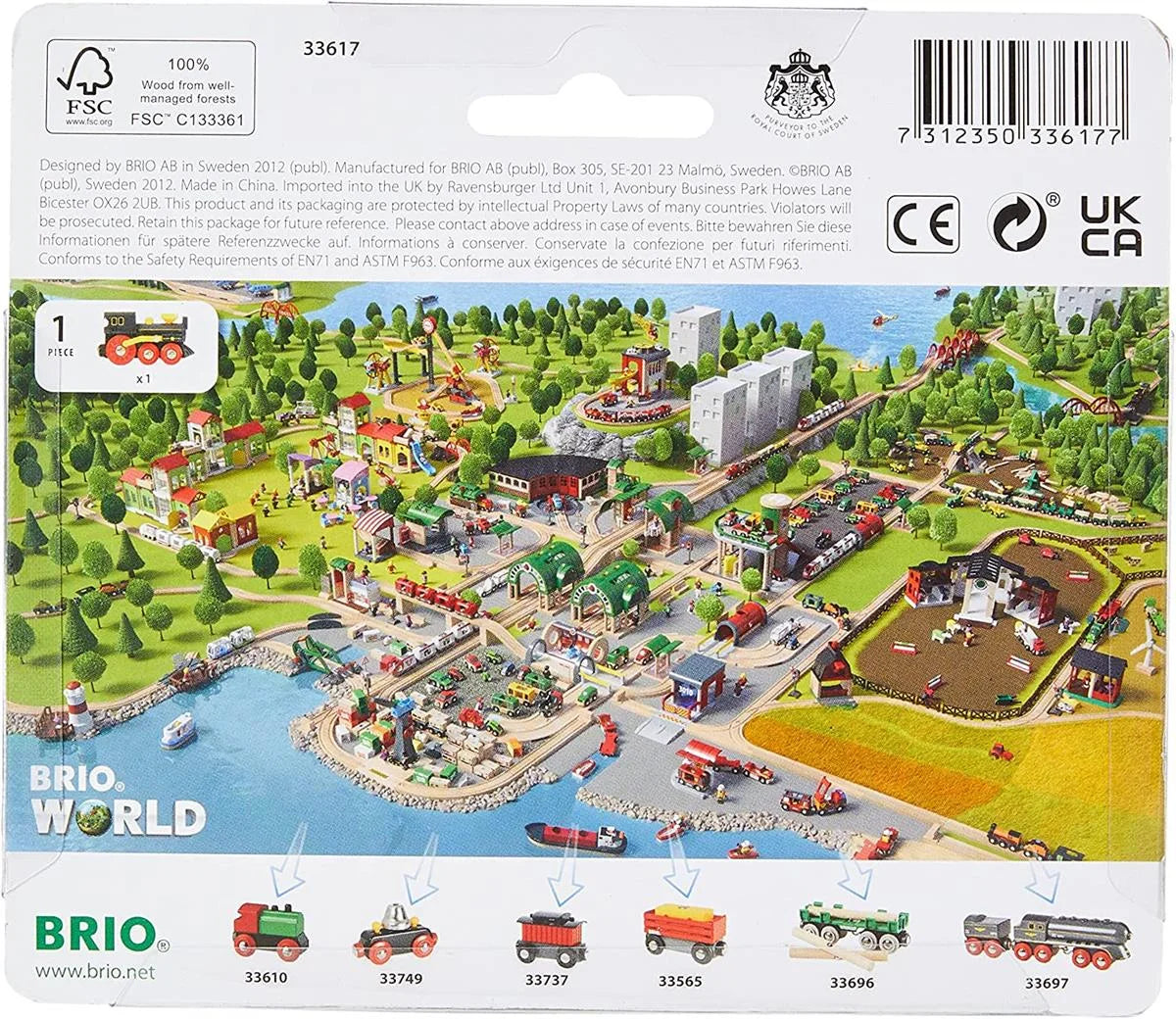 Brio Buharlı Lokomotif 33617 | Toysall