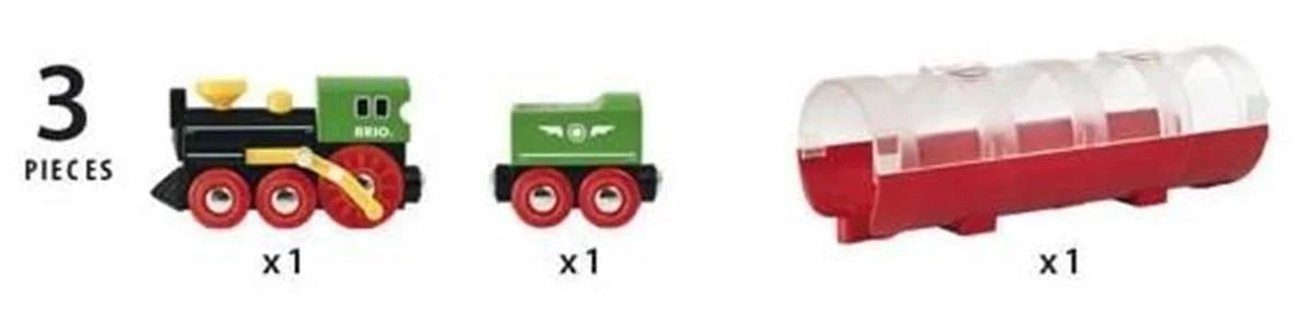 Brio Buharlı Tren ve Tünel 33892 | Toysall