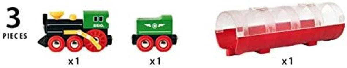 Brio Buharlı Tren ve Tünel 33892 | Toysall