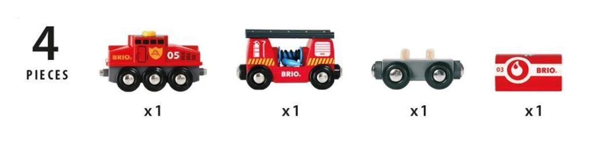 Brio İtfaiye Treni 33844 | Toysall