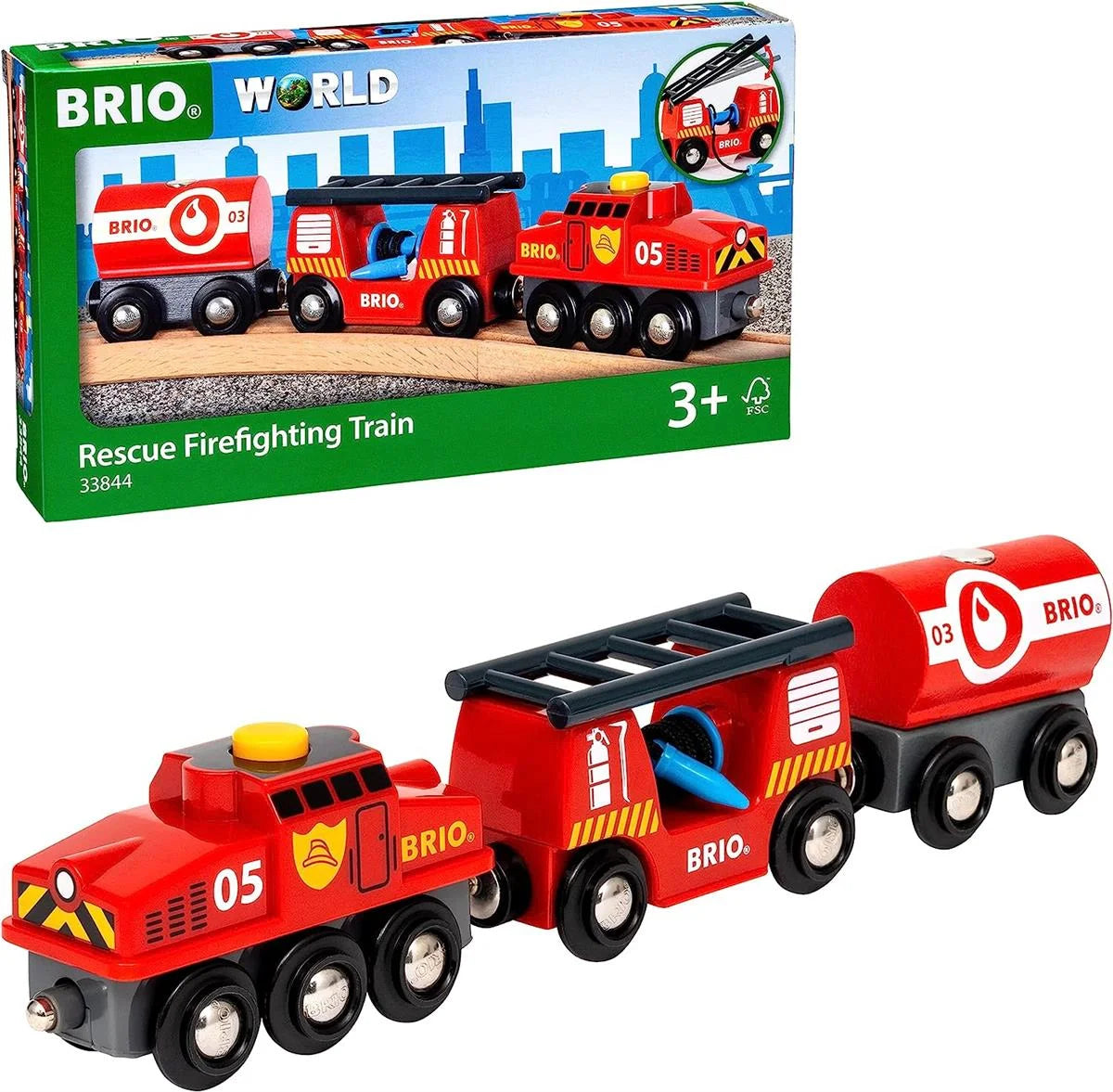 Brio İtfaiye Treni 33844 | Toysall