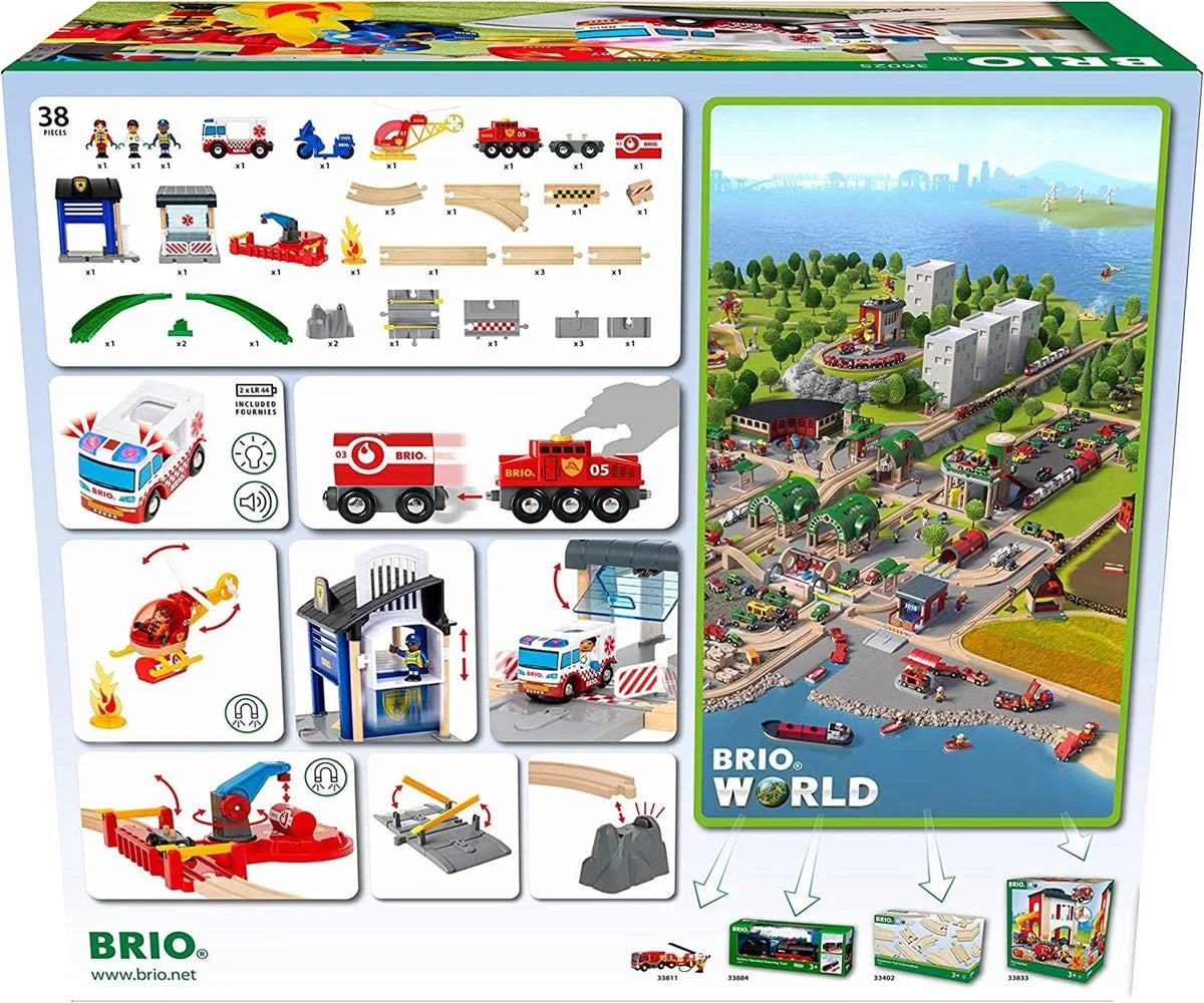 Brio Kurtarma Ekibi Tren Seti 36025 | Toysall