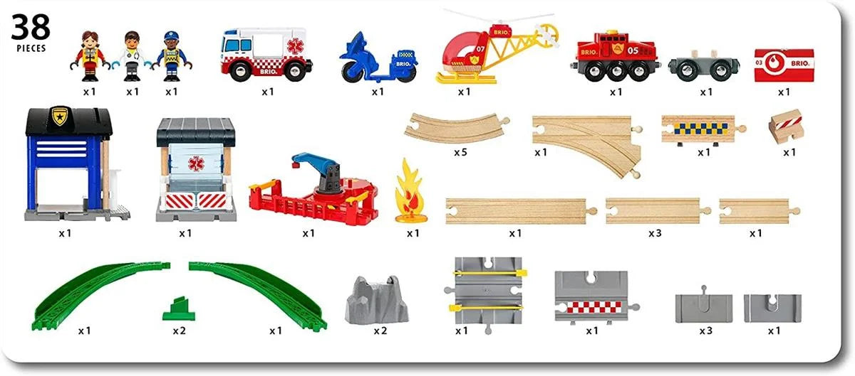 Brio Kurtarma Ekibi Tren Seti 36025 | Toysall