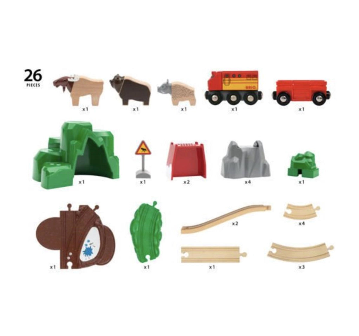 Brio Kuzey Hayvanları Seti 33988 | Toysall