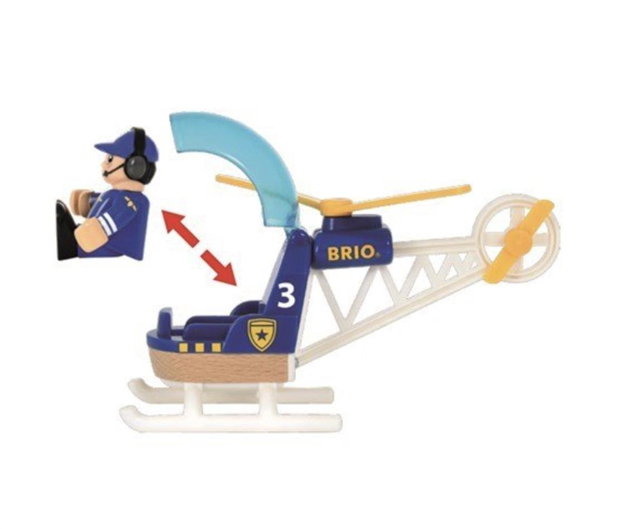 Brio Polis Helikopteri 33828 | Toysall