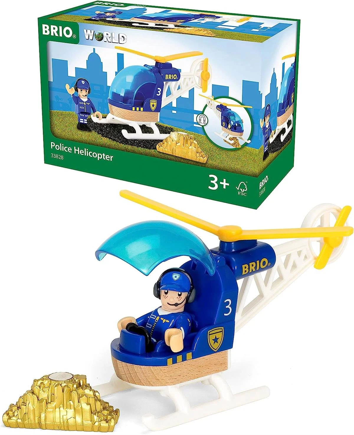 Brio Polis Helikopteri 33828 | Toysall