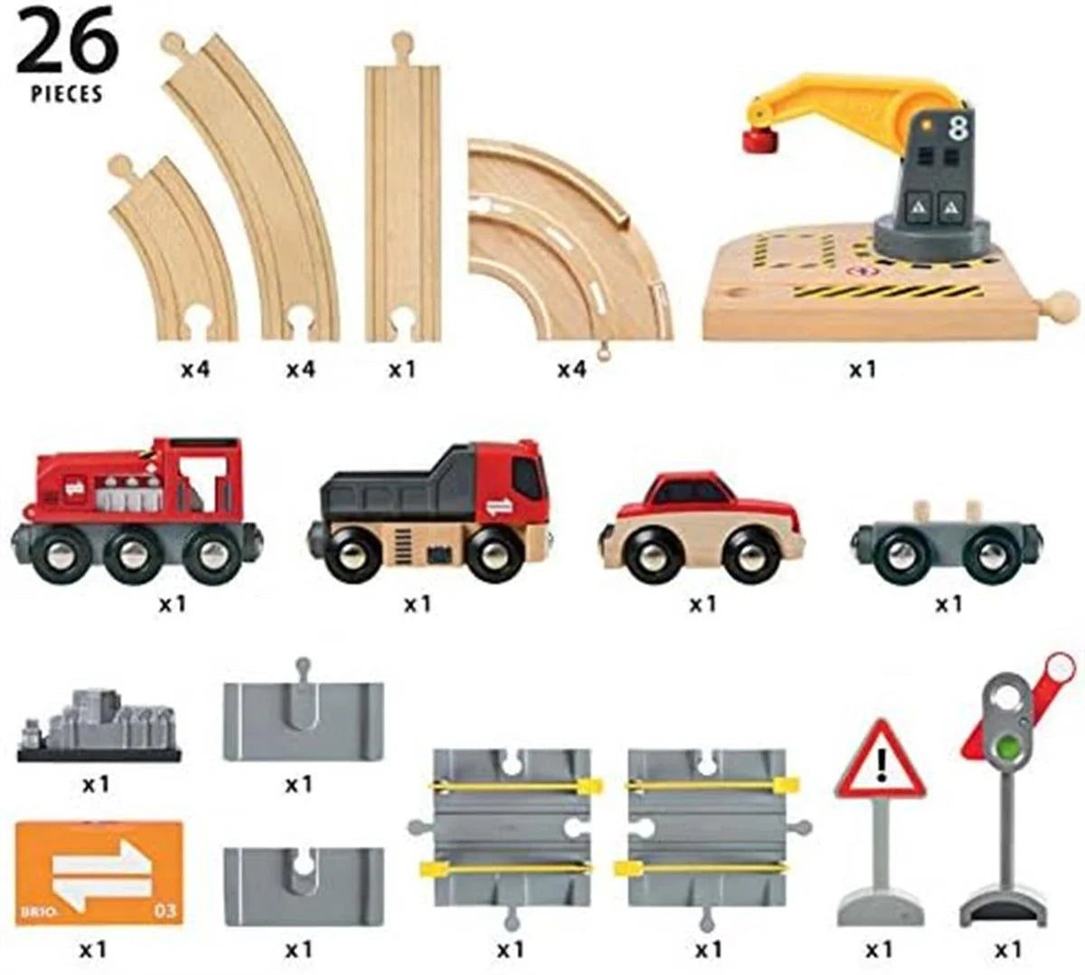 Brio Tren ve Kara Yolu Yükleme Seti 33208 | Toysall