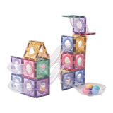 Cleverclixx Ball Run Creative Pack Manyetik Bloklar, Pastel 70 Parça