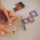 Cleverclixx Ball Run Creative Pack Manyetik Bloklar, Pastel 70 Parça