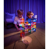 Cleverclixx Ball Run Dazzling Lights Pack Manyetik Bloklar, Intense 100 Parça