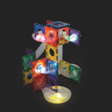 Cleverclixx Ball Run Dazzling Lights Pack Manyetik Bloklar, Intense 100 Parça