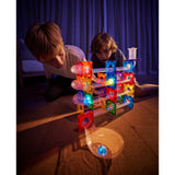 Cleverclixx Ball Run Dazzling Lights Pack Manyetik Bloklar, Intense 100 Parça