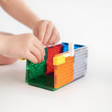 Cleverclixx Brick Tiles Pack Manyetik Bloklar, Intense 16 Parça