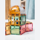 Cleverclixx Curved Pack Manyetik Bloklar, Pastel 34 Parça