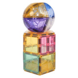 Cleverclixx Curved Pack Manyetik Bloklar, Pastel 34 Parça