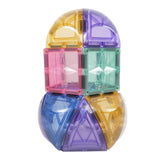 Cleverclixx Curved Pack Manyetik Bloklar, Pastel 34 Parça