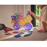 Cleverclixx Geo Pack Manyetik Bloklar, Pastel 45 Parça