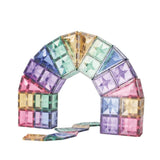 Cleverclixx Large Creative Pack Manyetik Bloklar, Pastel 125 Parça