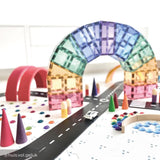 Cleverclixx Large Creative Pack Manyetik Bloklar, Pastel 125 Parça