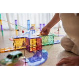 Cleverclixx Large Race Track Manyetik Bloklar, Pastel 80 Parça