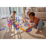 Cleverclixx Large Race Track Manyetik Bloklar, Pastel 80 Parça