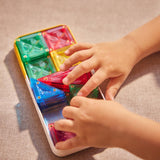 Cleverclixx Mini Tiles Travel Pack Seyahat Seti Manyetik Bloklar, Intense 28 Parça