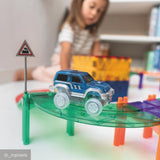 Cleverclixx Race Track Car Yarış Arabası - Mavi