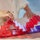 Cleverclixx Stairs Set Manyetik Bloklar, Intense 34 Parça