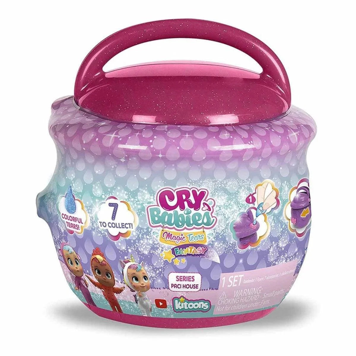 Cry Babies Magic Tears Fantasy Paci Evler Sürpriz  Paket - Bordo CYM02000 | Toysall