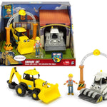 Dickie Bob the Builder - Scoop ve Rocky Garaj Oyun Seti 203134006 | Toysall