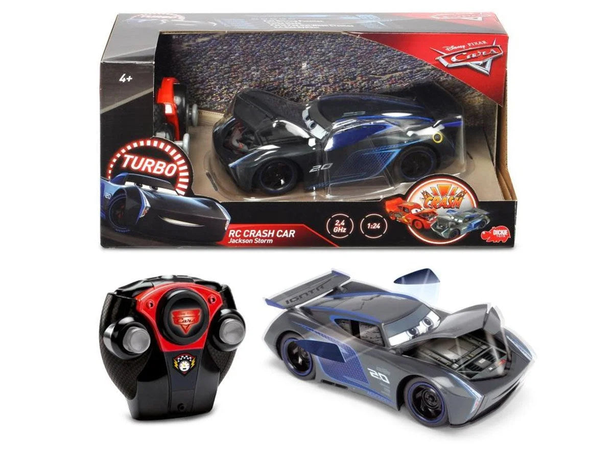 Dickie Cars 3 Jackson Storm Crazy Crash 1:24 Uzaktan Kumandalı Araba 203084019 | Toysall