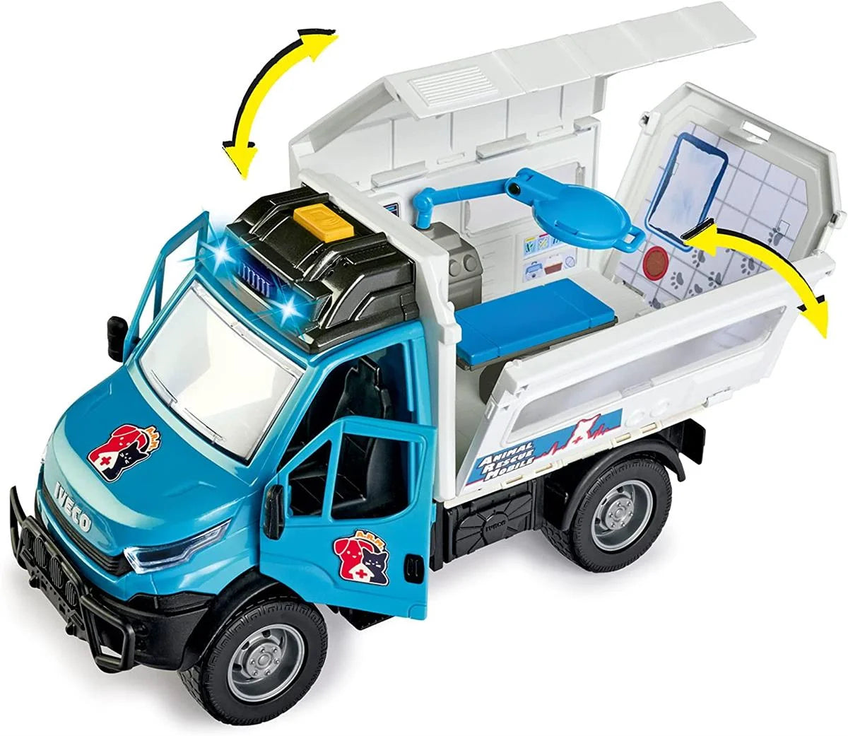 Dickie Iveco Veteriner Arabası - Sesli ve Işıklı 203837015 | Toysall