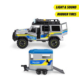Dickie Mercedes-Benz G500 4x4 Polis Aracı,  At Taşıma Römorklu 203717007