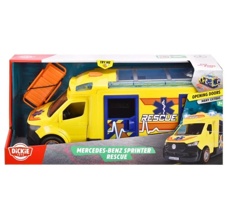 Dickie Mercedes-Benz Sprinter Kurtarma Aracı 203716025 | Toysall