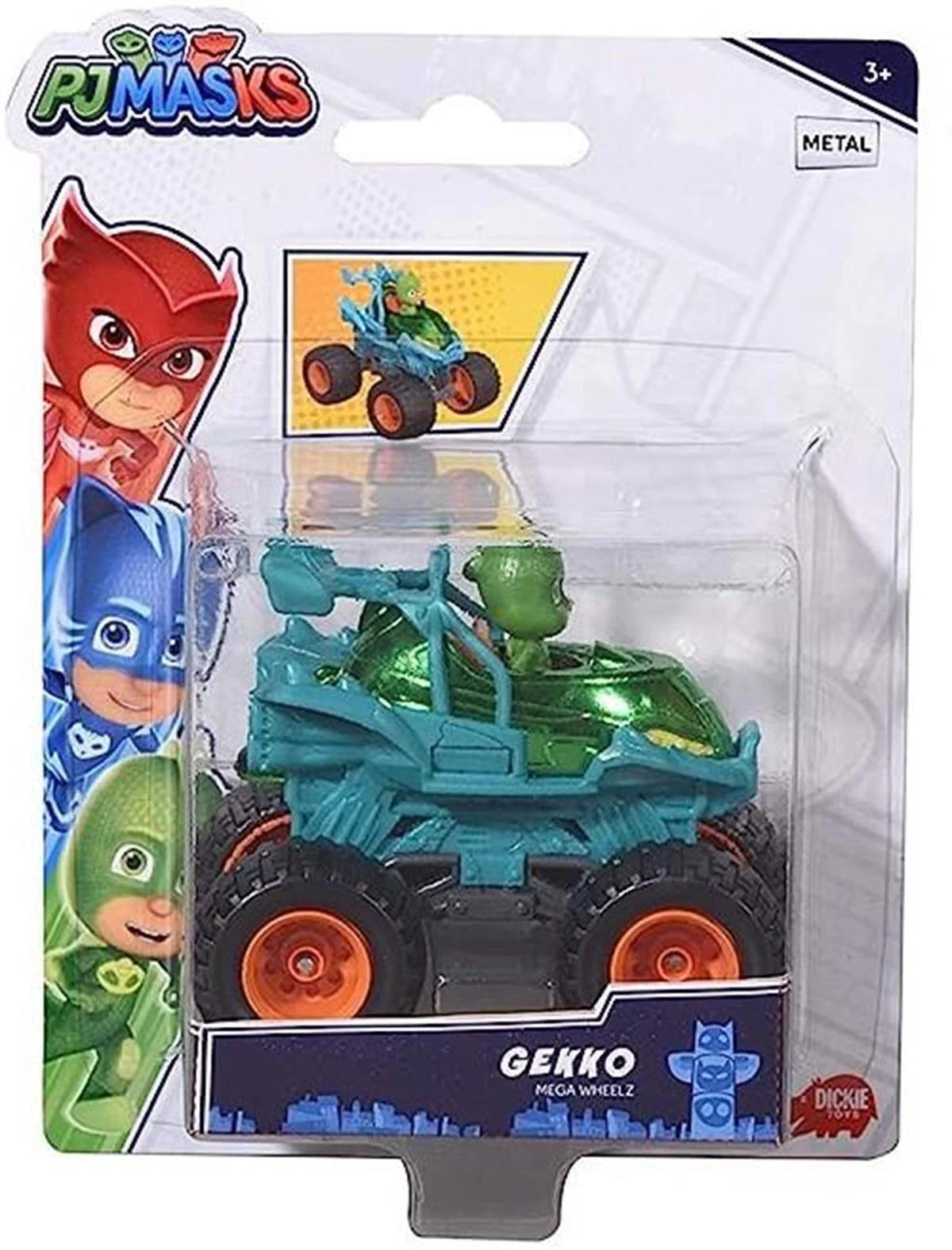 Dickie PJ Masks Die-Cast Rocketz Araçları 1:64 Gekko 203141018 | Toysall