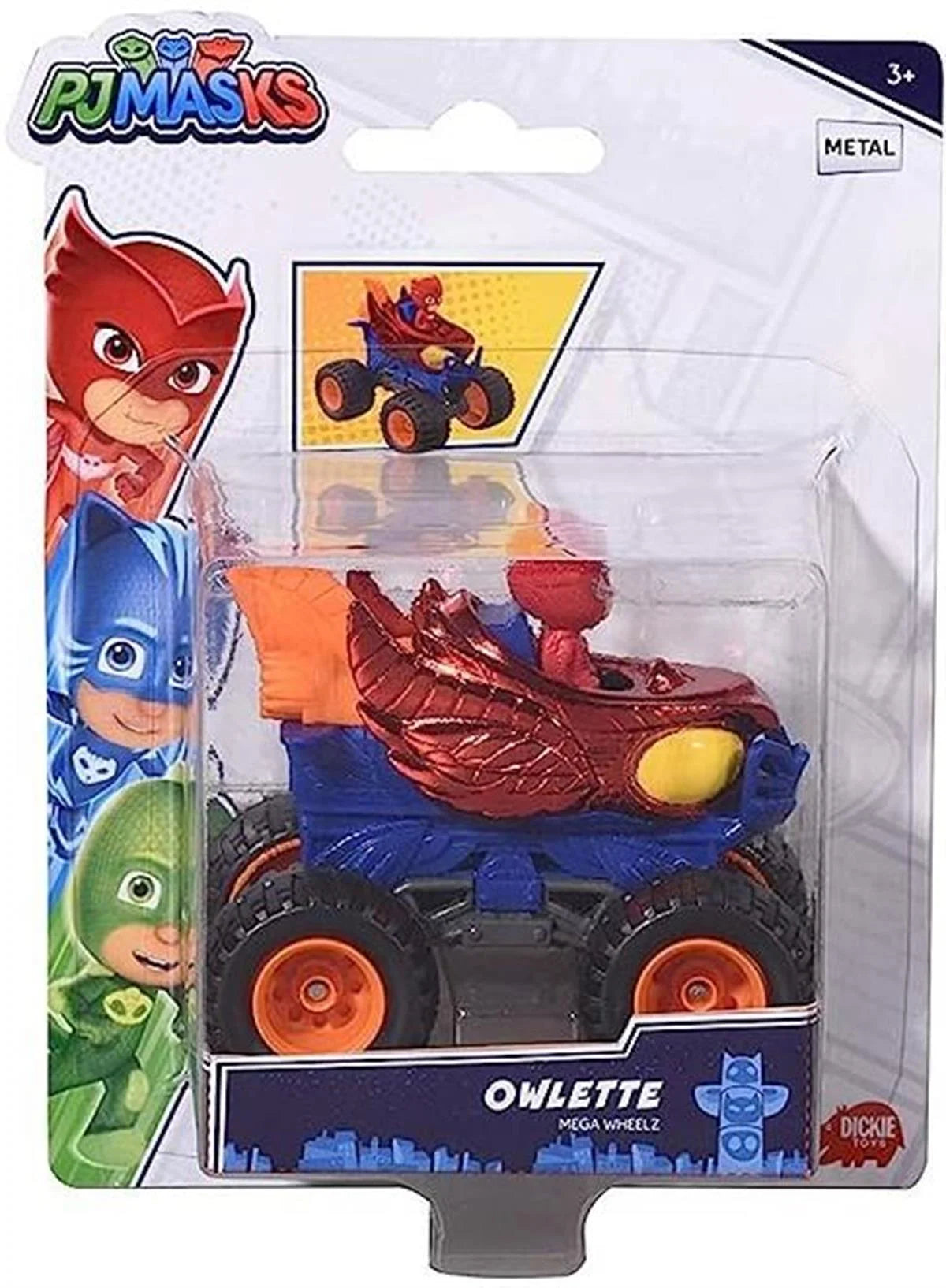 Dickie PJ Masks Die-Cast Rocketz Araçları 1:64 Owlette 203141018 | Toysall