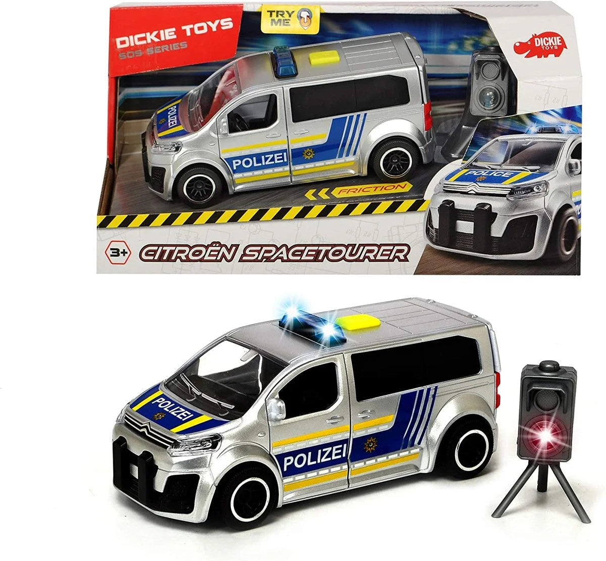 Dickie Radarlı Citroen Polis Arabası 203713010 | Toysall