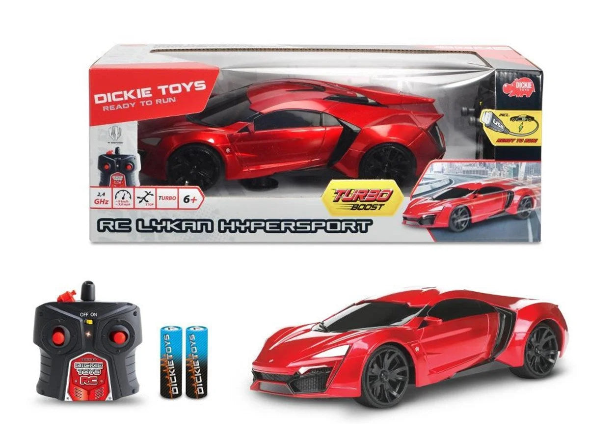 Dickie RC Lykan Hypersport 1:16 Uzaktan Kumandalı Araba 106001 | Toysall