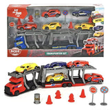 Dickie Transporter Set, 5 x Metal Diecast Araçlı 203745012 | Toysall